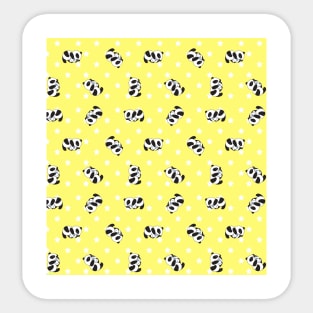 Cute pattern | panda drink milk Sticker